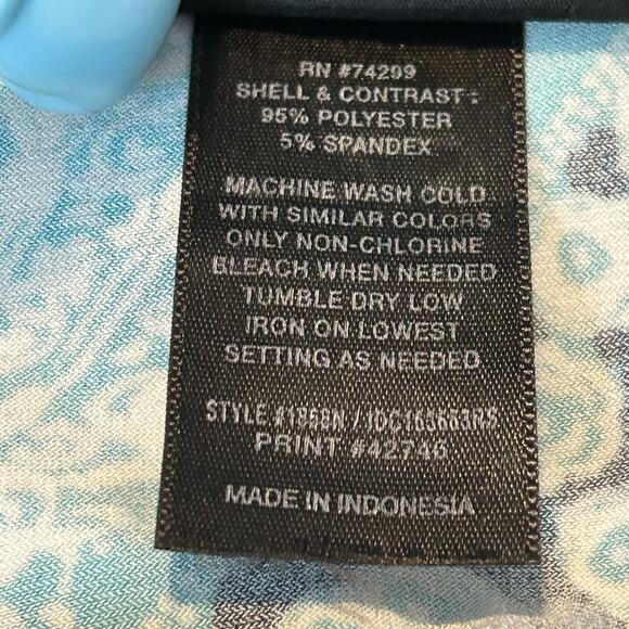 EnFocus Sheath Dress Aqua Blue Sleeveless Empire Waist Women's sz 8 Comfy - Picture 6 of 6